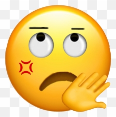 Be Not Afraid Emoji,wah Emoji Meme - Free Emoji Png Images - Emojisky.com