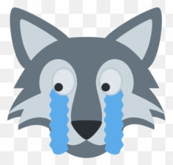 Crying Eyes Wolf Blank Template - Imgflip Emoji,Twitter Emoji Eye