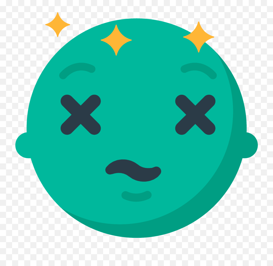 Dizzy Face Emoji - Dead Dog Emoji,Woozy Emoji