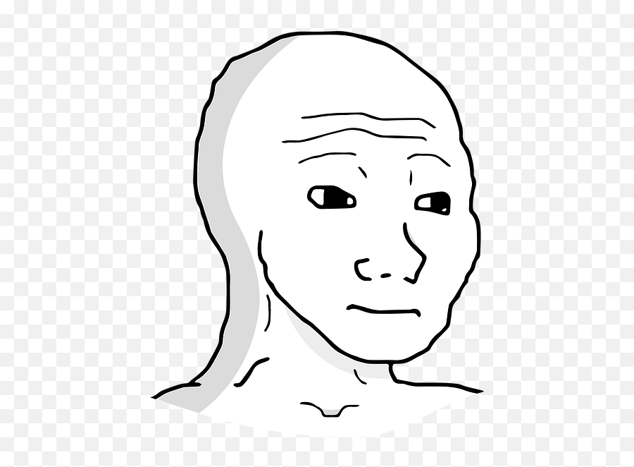 Wojak Sad Man - Free Image On Pixabay Emoji,Feels Bad Emoji