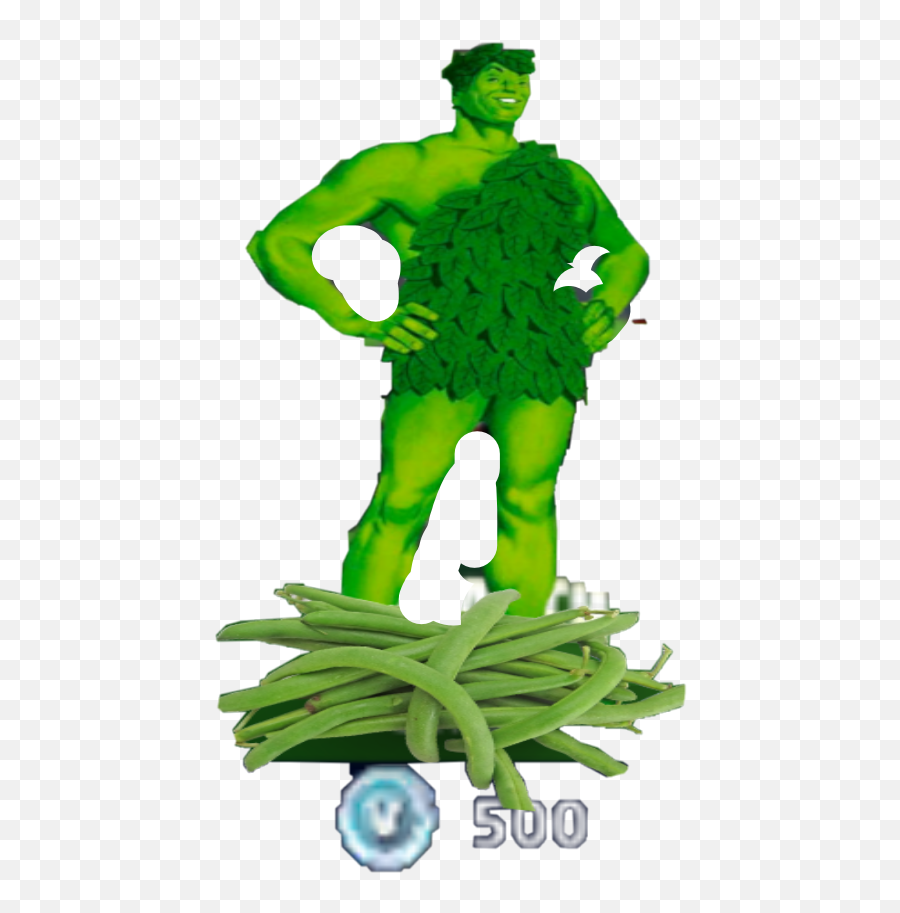 Fortnite Green Bean Lovers Sticker - Jolly Green Giant Emoji,Green Bean Emoji