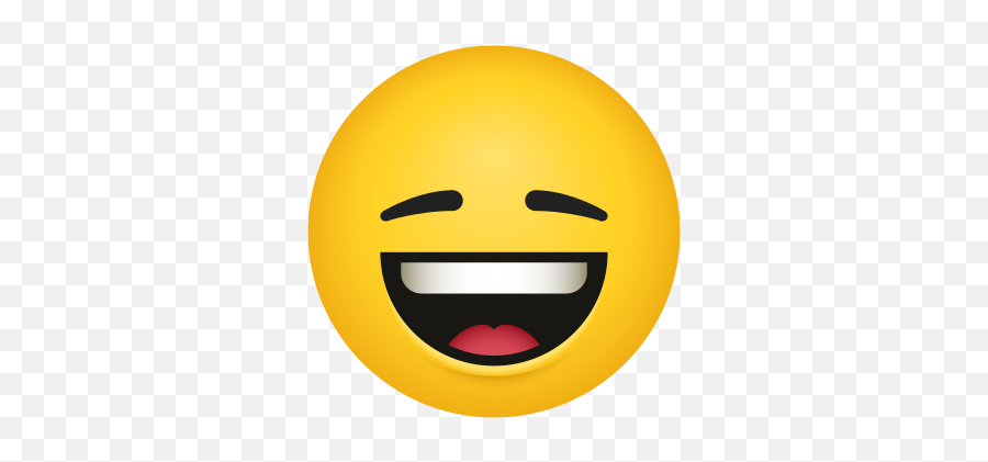 Grinning Face With Smiling Eyes Icon - Happy Emoji,Laughing Emoji Ok Hand