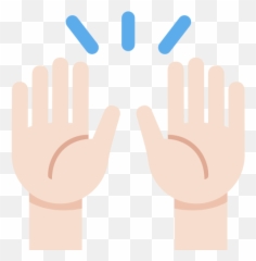 Raising Hands Emoji With Light Skin - Hands Up Emoji Twitter,White Hand Emoji