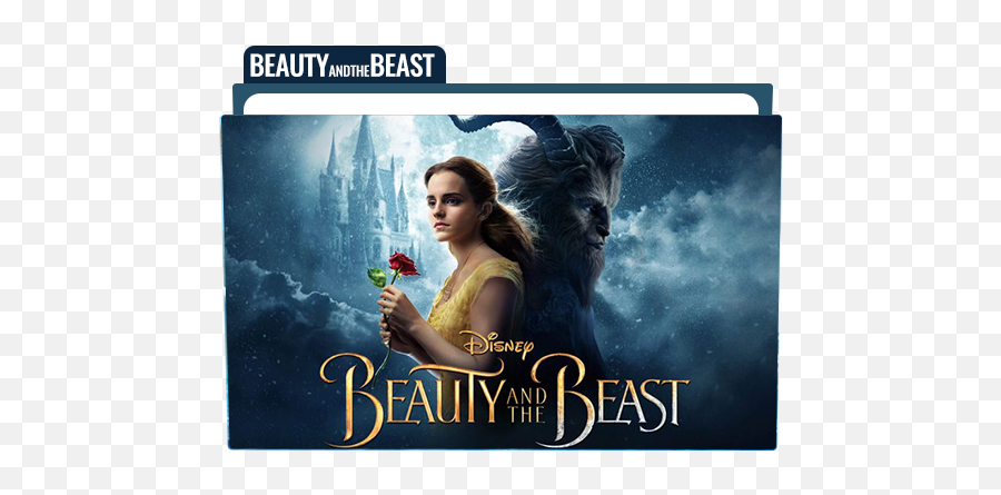 Beauty And The Beast Folder Icon Free - Disney Beauty And The Beast Remake Emoji,Beauty And The Beast Emojis