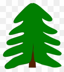 Cartoon Evergreen Tree Png Clipart - Evergreen Tree Png Cartoon Emoji,Dead Tree Emoji