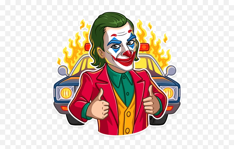 Joker - Telegram Sticker Joker Whatsapp Stickers Emoji,Joker Emojis