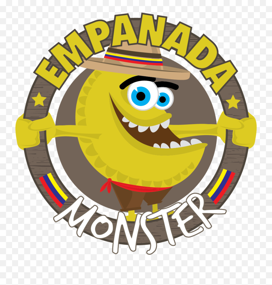 Empanada Monster Authentic Colombian Food Truck U0026 Catering Nj - Logos De Empanadas Colombianas Emoji,Gmail Emoticons Crab