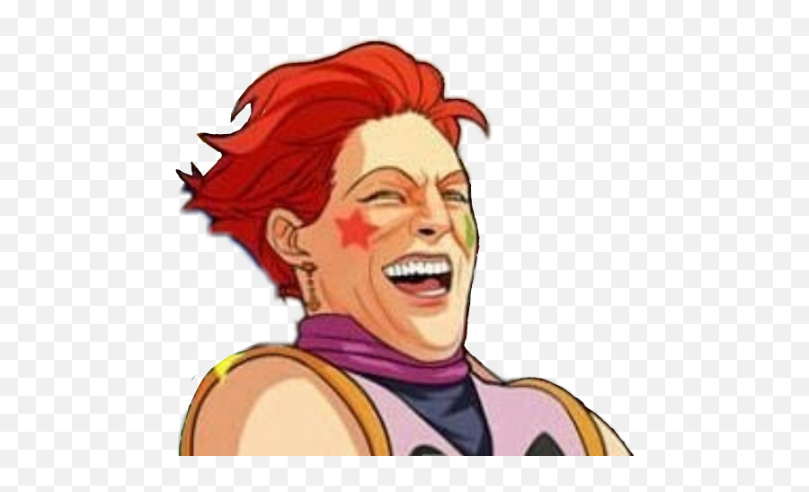 Hisoka Sticker - Hxh Tom Cruise Emoji,Hisoka Face Emoji