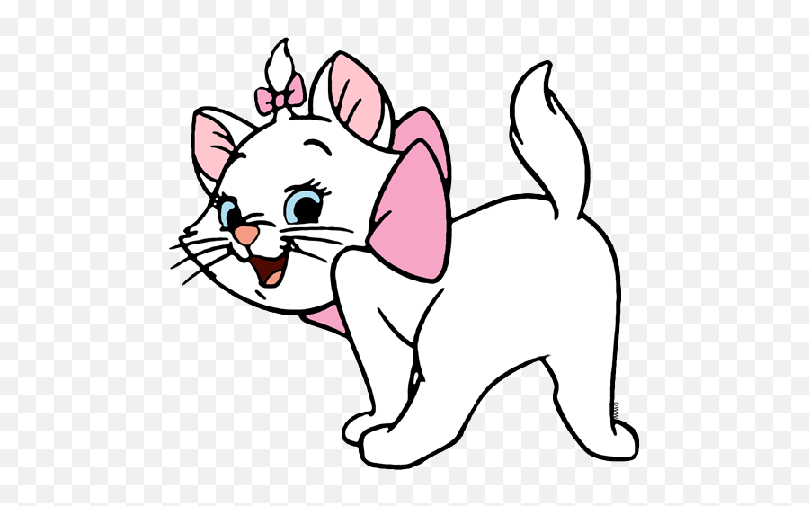 Disney Clipart Aristocats Marie Cat - Aristocats Clip Art 2 Emoji,Marie The Cat Emoji