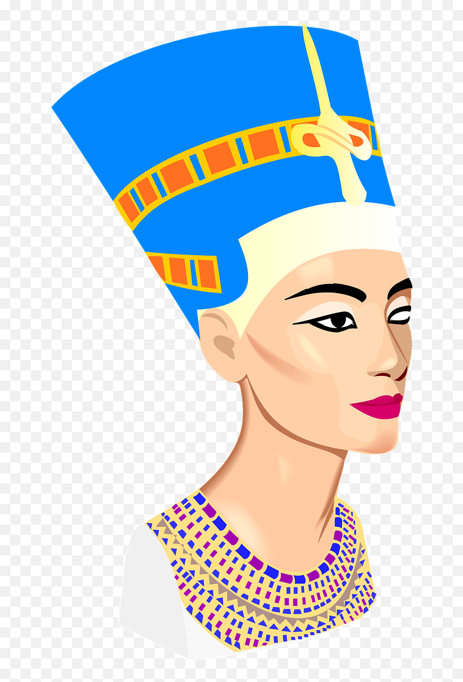 Nefertitiemojiclipartstickershocked - Free Image From Emoji,Queen Emoji