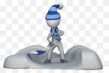 Monigotes Figuritas Emojis - Snow Shoveling Free Gifs,Emoticon De Pala