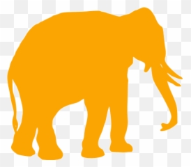 Orange Elephant Icon - Green Elephant Icon Png Emoji,How To Make Emoticon Elephant
