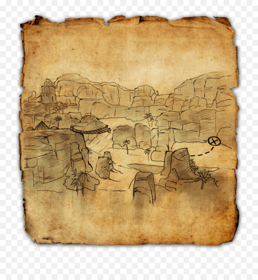 Alikr Treasure Map Iii - Deshan Treasure Map 3 Emoji,Orc Emoticon Elder Scrolls