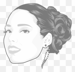 Alicia Keys - Alicia Keys Cartoon Png Emoji,Caricature Emotions