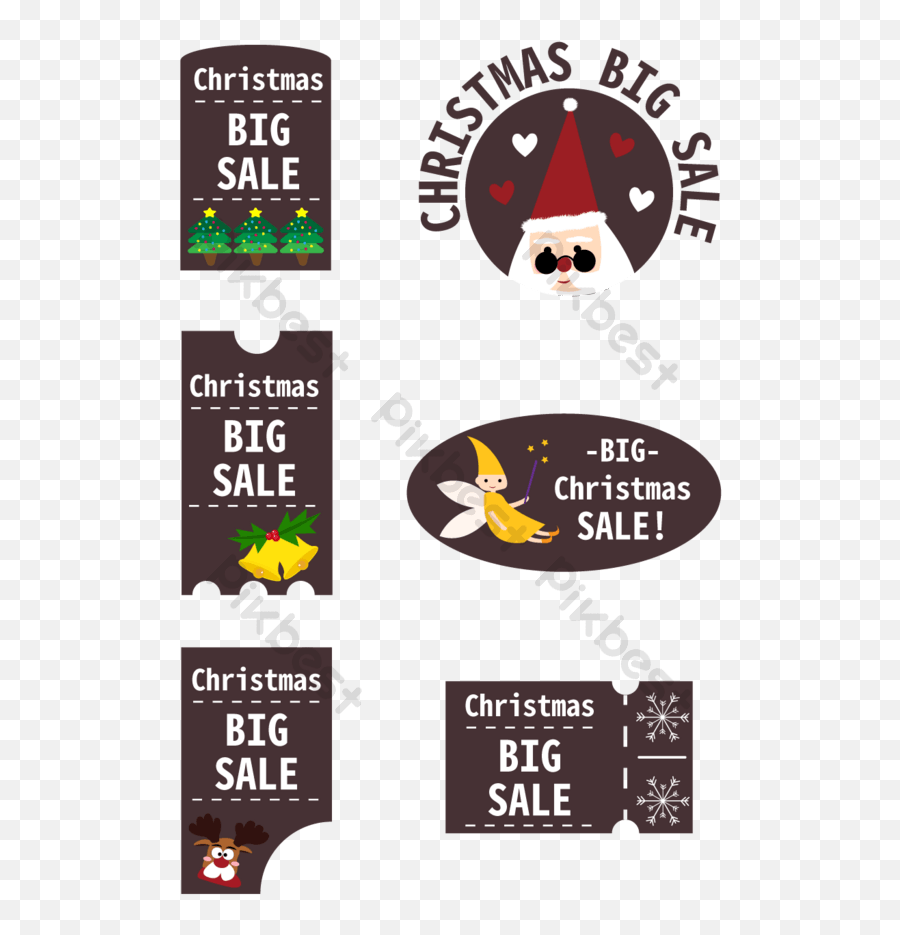 English Christmas Promotional Labels Png Images Ai Free - Language Emoji,Merry Christmas Emoticons Copy And Paste