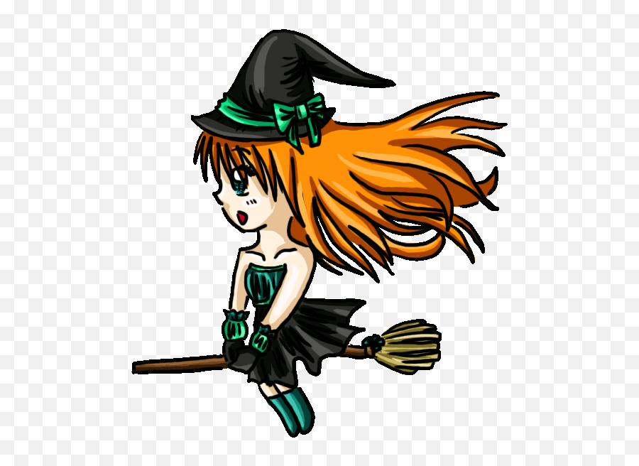 Witch Sticker Gif - Fictional Character Emoji,Emoticon Witch And Cauldron Gif