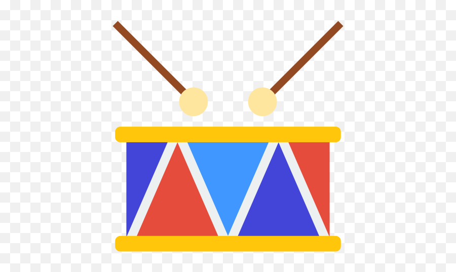 Drum Free Icon Of 4th Of July Icons - Tambor Icon Emoji,Drum Roll Emoticon Facebook