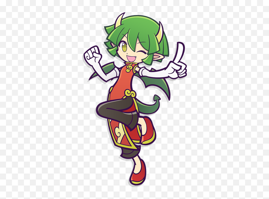 Puyo Puyo Compile Major Characters - Tv Tropes Rulue Y Draco Centauros Emoji,