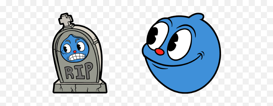 Cuphead Goopy Le Grande Cursor - Lit Cursor Sweezy Custom Goopy Le Grande Emoji,Graveston3 Emoji