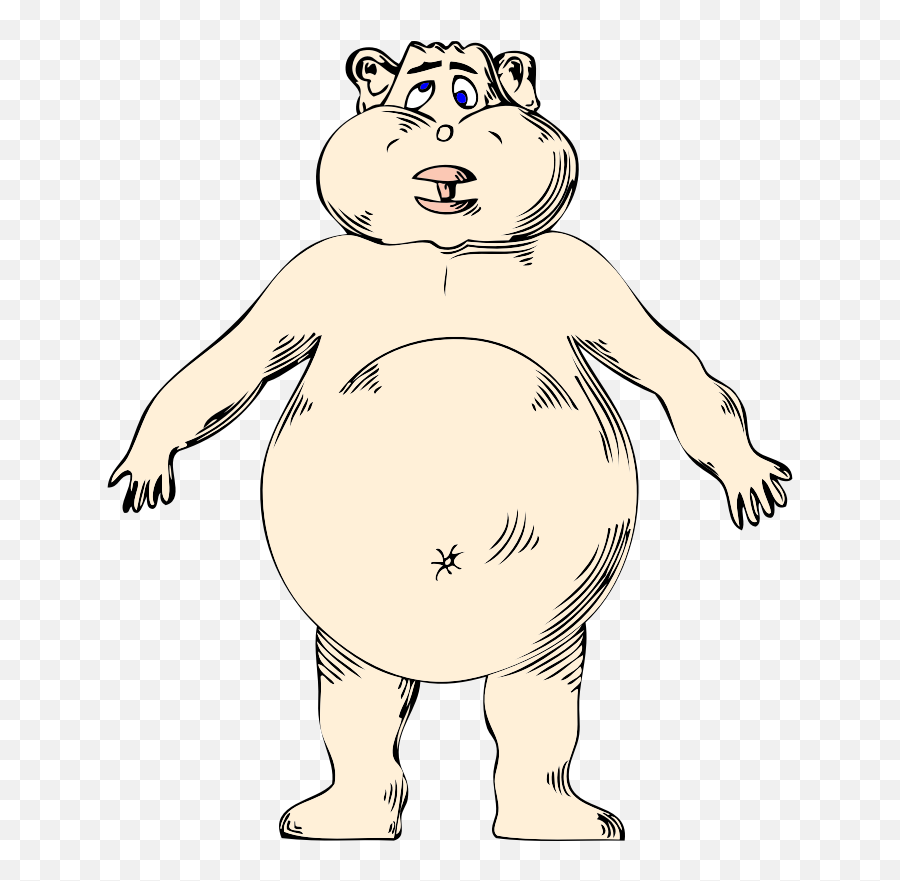 Goofy Hand Clipart - Clipart Suggest Naked Fat Man Cartoon Emoji,Fat Emoticon -facebook