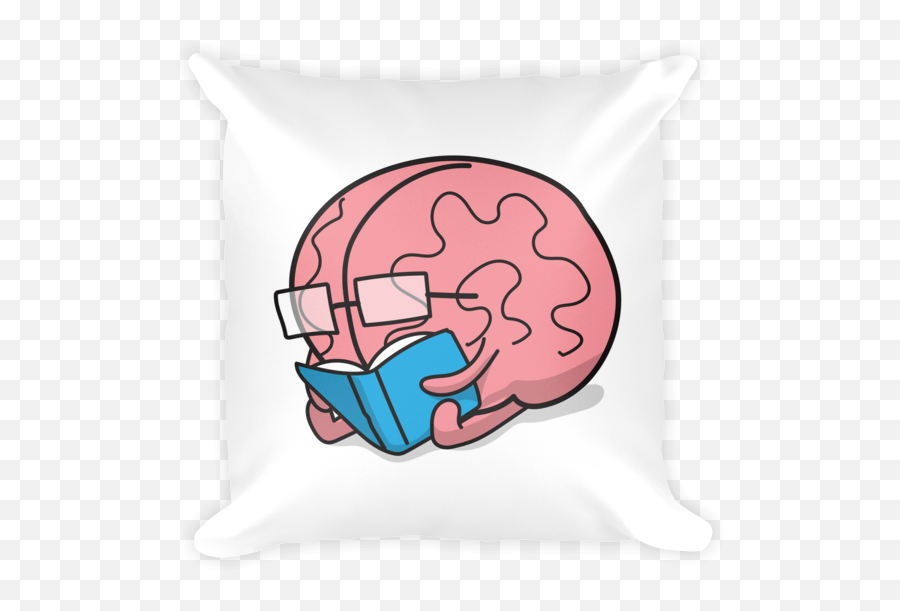 Brain Reading Pillow - Caminata De La Solidaridad Emoji,Awkward Yeti Comics Emotion