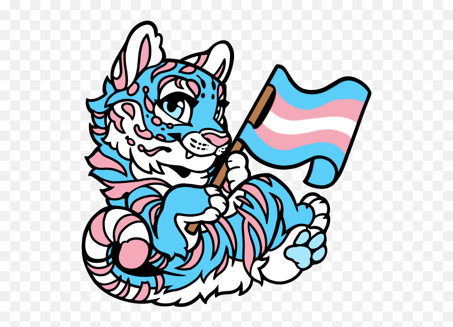 Transgender Fursona Pin Emoji,Polyamory Emojis