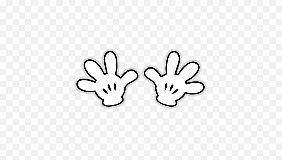 Pin - Printable Mickey Mouse Hands Emoji,Fazendo A Minha Festa Emoji