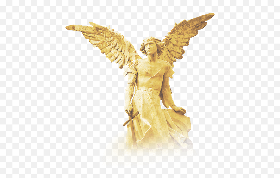 Guardian Angel Pahaliah - Angel Statue With Sword Emoji,Emotions Physical Guardian Angel