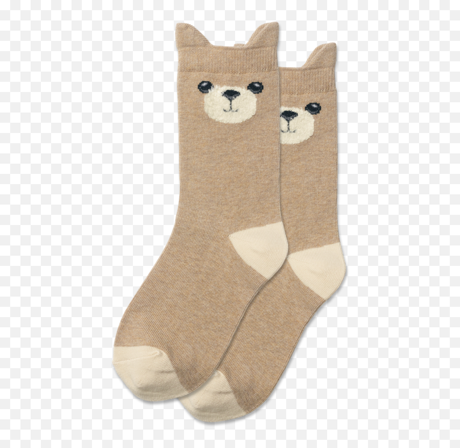 Kids Teddy Bear Crew Socks - Teddy Bear Socks Emoji,Bear Golfer Emoji