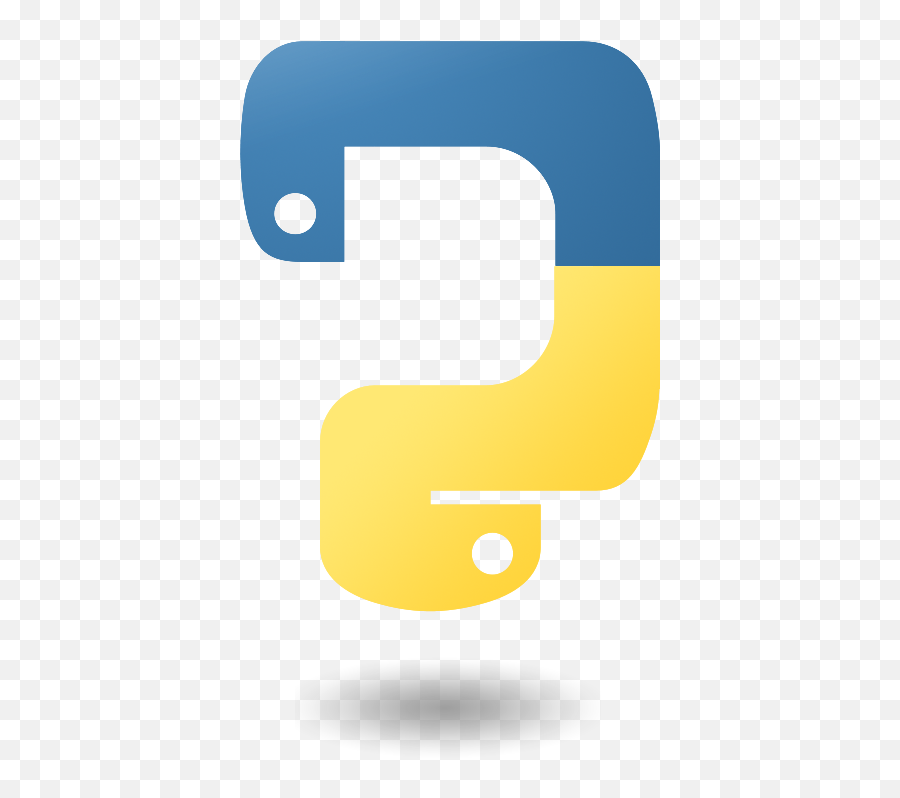 Download Python Logo Clipart Sad - Python Question Full Vertical Emoji,Emoji Python