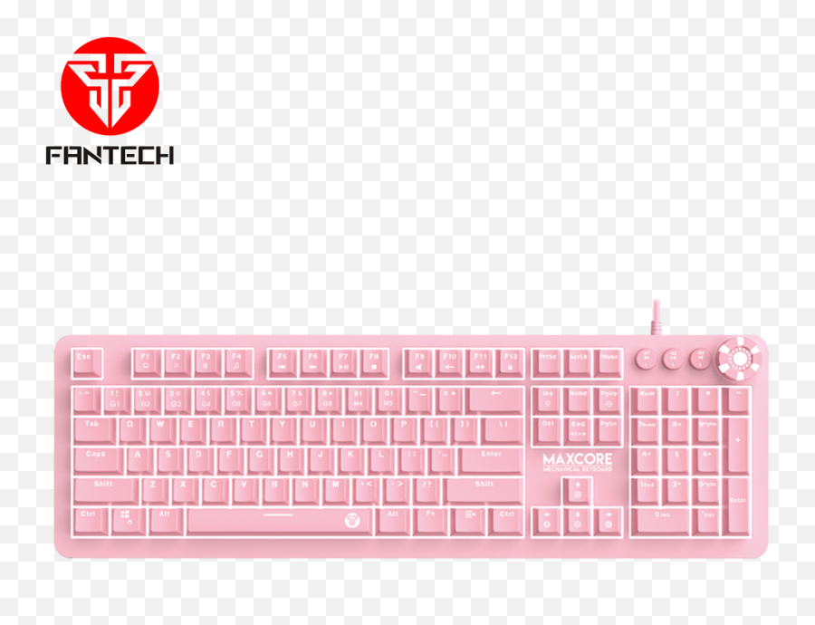 Fantech Mk852 Sakura Edition Pink Color Wired Multimedia Rgb Emoji,Ceap Japanese Emoticon Keycaps