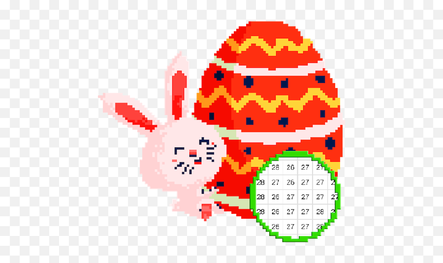 Easter Color By Number - Easter Eggs Pixel Art Apk 11 Emoji,Emoji Egg Decorating