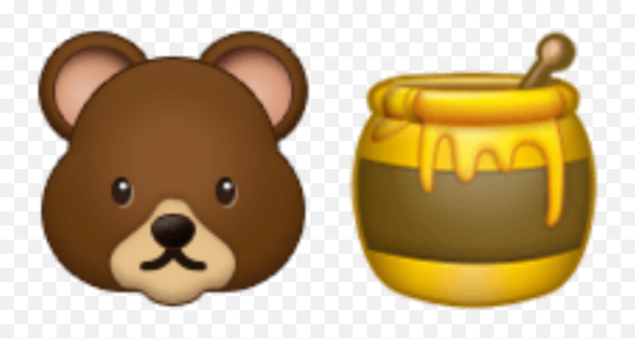 Emoji Emojis Bear Honey Bearandhoney Sticker By Andie - Happy,Teddy Bear Emojis