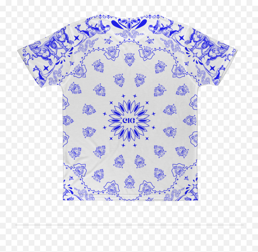 Full Paisley Adult T Blue U2013 Cig Co Emoji,Snowflake Emojis