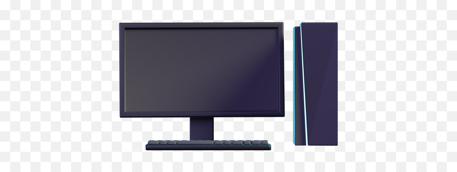 Premium Gaming Pc 3d Illustration Download In Png Obj Or Emoji,Computer Poeple Emoji