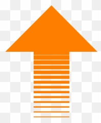 Arrow Up Business Orange Drawing Free Image Download Emoji,Up Arrow Emoji'