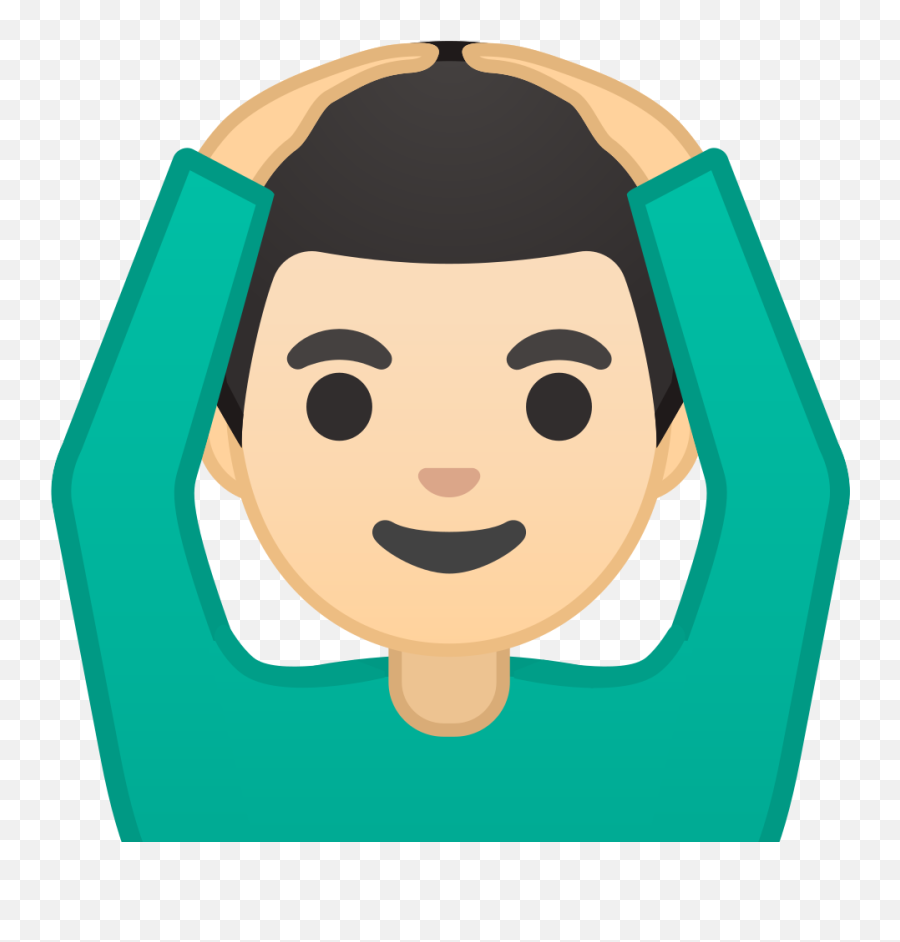 Man Gesturing Ok Light Skin Tone Icon - Meaning Emoji,Ok Emoji Png