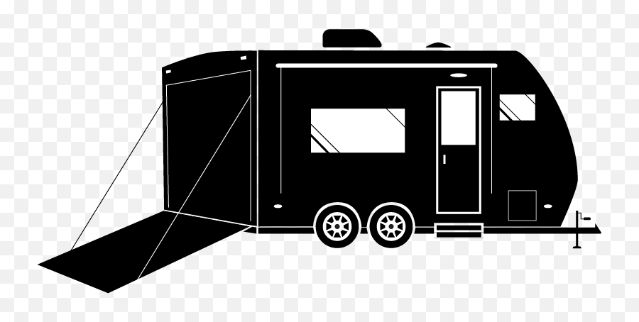 Clip Art Campervans Car Vector Graphics Pickup Truck - Toy Hauler Camper Clipart Emoji,Camping Trailer Emoji