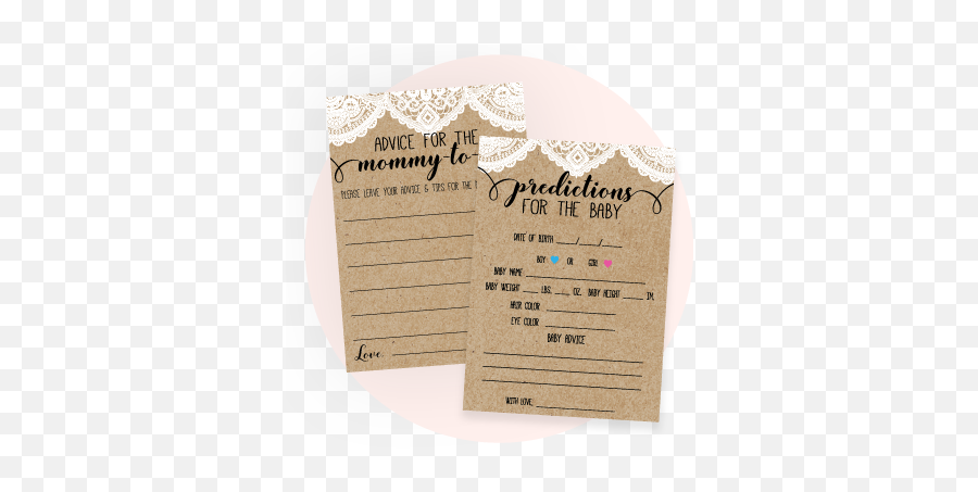 Rustic Lace Hello Baby Paperie - Wedding Invitation Emoji,Children's Book Emoji Game