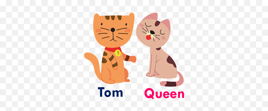 Pin - Cat Tom Queen Emoji,Animal Emoji Names