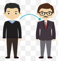 Office Man Cartoon Png Clipart - Gen Y Clipart Emoji,Indian Man Emoji