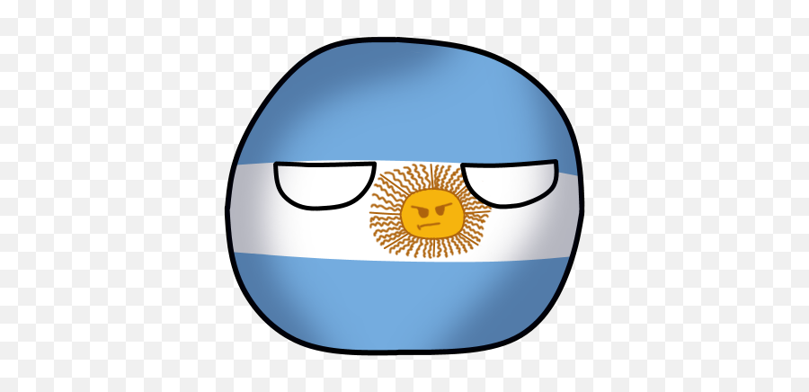 United Provinces Of Río De La Plataball Polandball Wiki - Happy Emoji,Emoticon Argentina