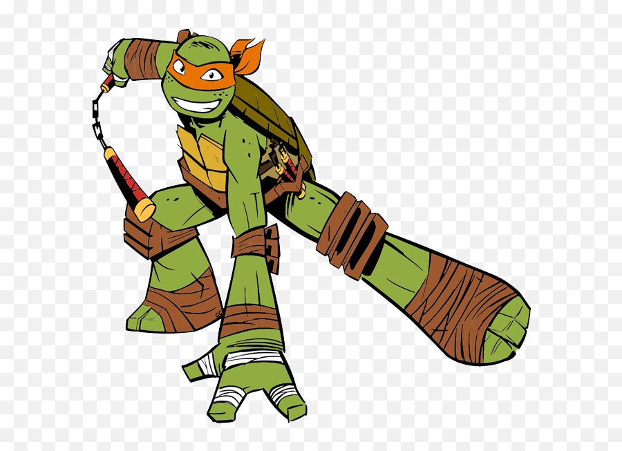 Teenage Mutant Ninja Turtles Clipart - Clipart Best Michelangelo Teenage Mutant Ninja Turtles Emoji,Emoji 2 Ninja Turtles