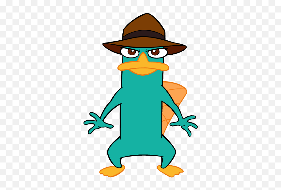 Phineas And Ferb Cartoon Cartoon - Transparent Perry The Platypus Png Emoji,Phineas And Ferb Jeremy Character Emotions