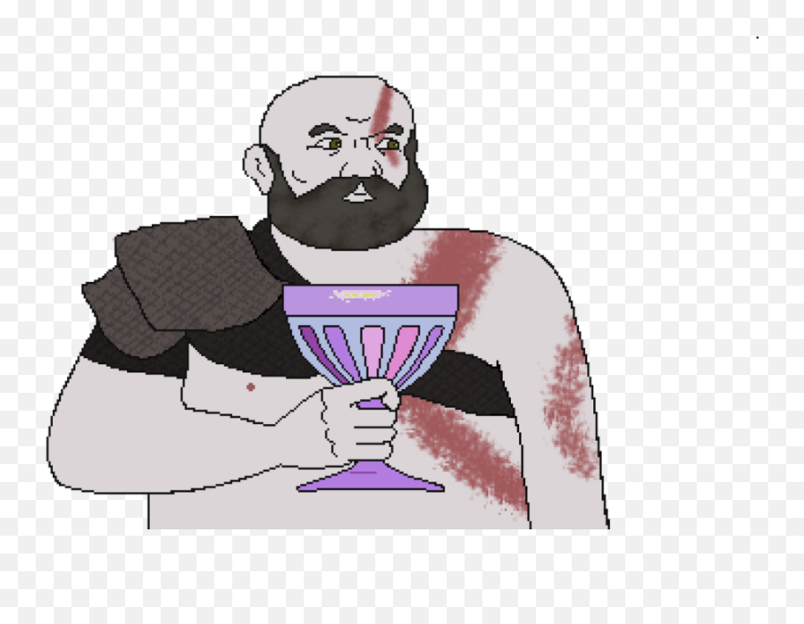 Kratos Drawn In Cdi Style God Of War War God - Mah Boi God Of War Emoji,Emotions Knowyourmeme