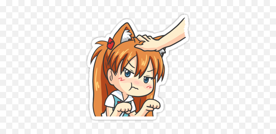 Asuka - Chan By Sergioikari Neon Evangelion Neon Genesis Emoji,Fonditos 3d Emojis