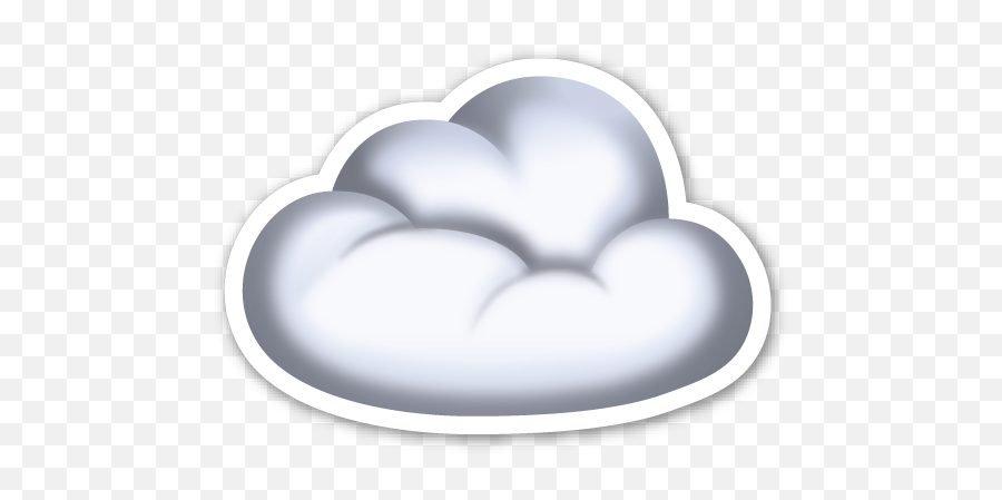 Pin - Emoji De Nube Whatsapp,Metal Emoji