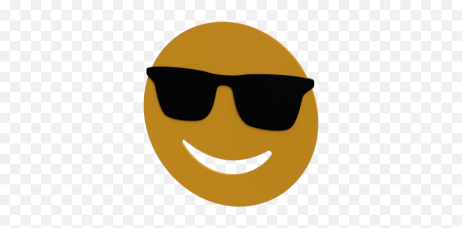 Posavasos Emoji Cool - Wide Grin,Reconocimiento Facial Emojis