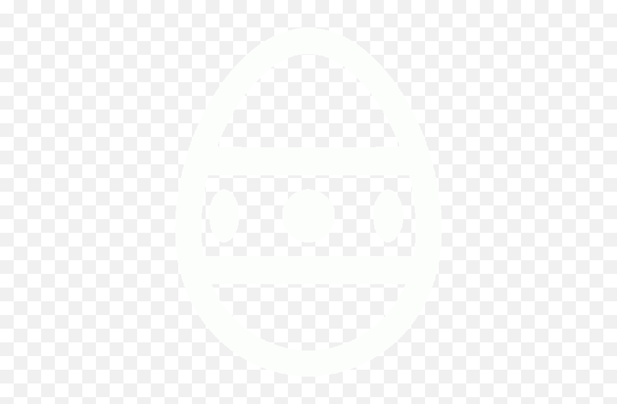 White Easter Egg Icon - White Easter Egg Transparent Emoji,Egg Emoticon Facebook Text