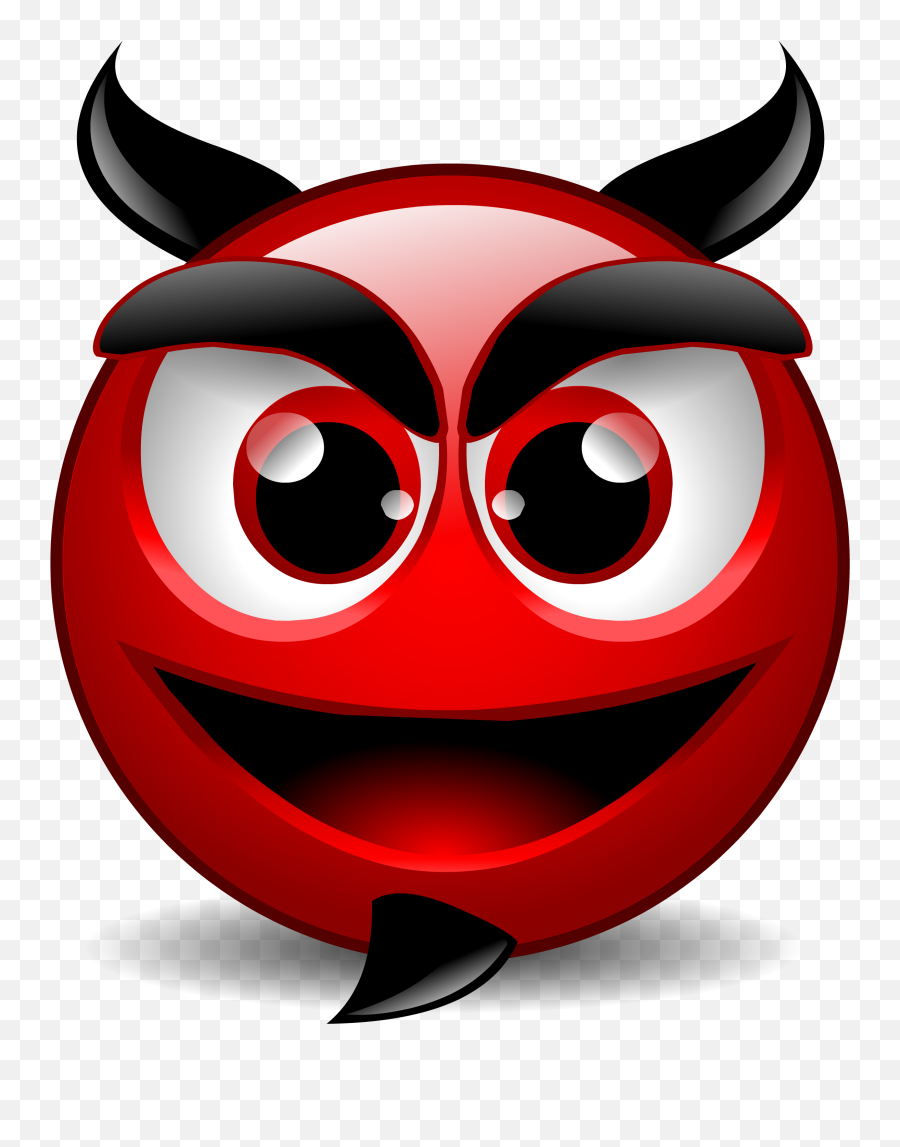 Smiley Emoticon Emoji Devil Animation - Smile Png Download Devil Emoji Transparent Background Png,Red B Emoji